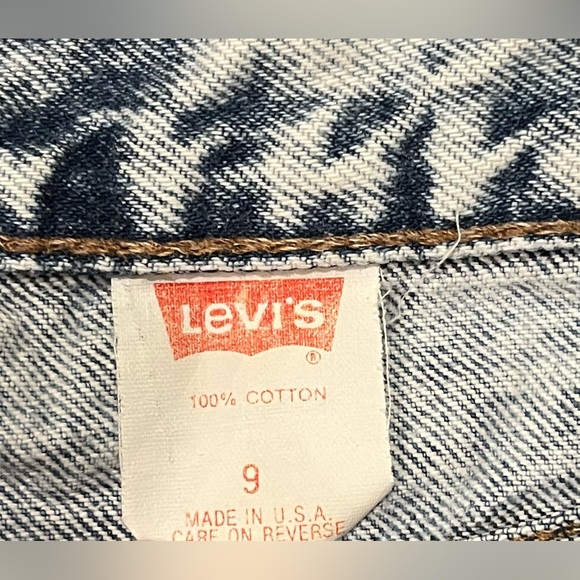 VTG Y2K Levis 900 Series Acid Washed High Rise Mom Straight Jeans SZ 9 26 X 30 - Picture 9 of 9